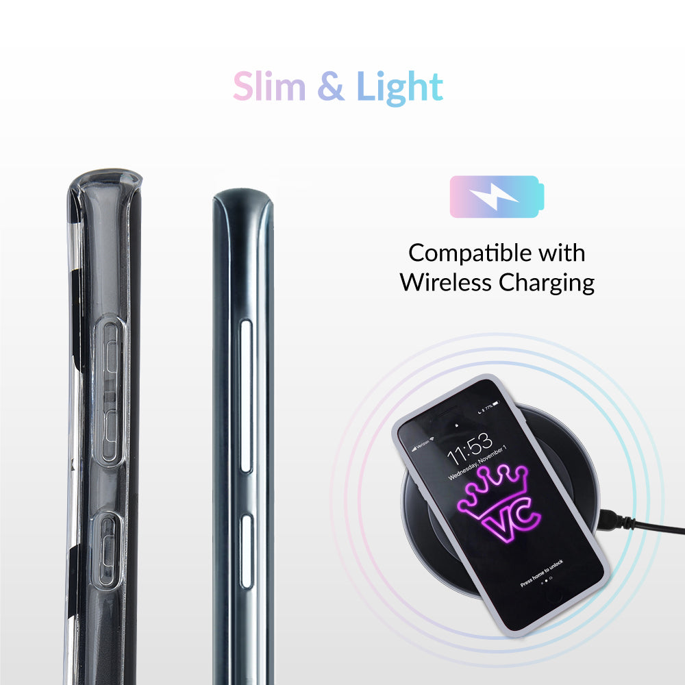 Black Cat Clear Samsung Galaxy Case