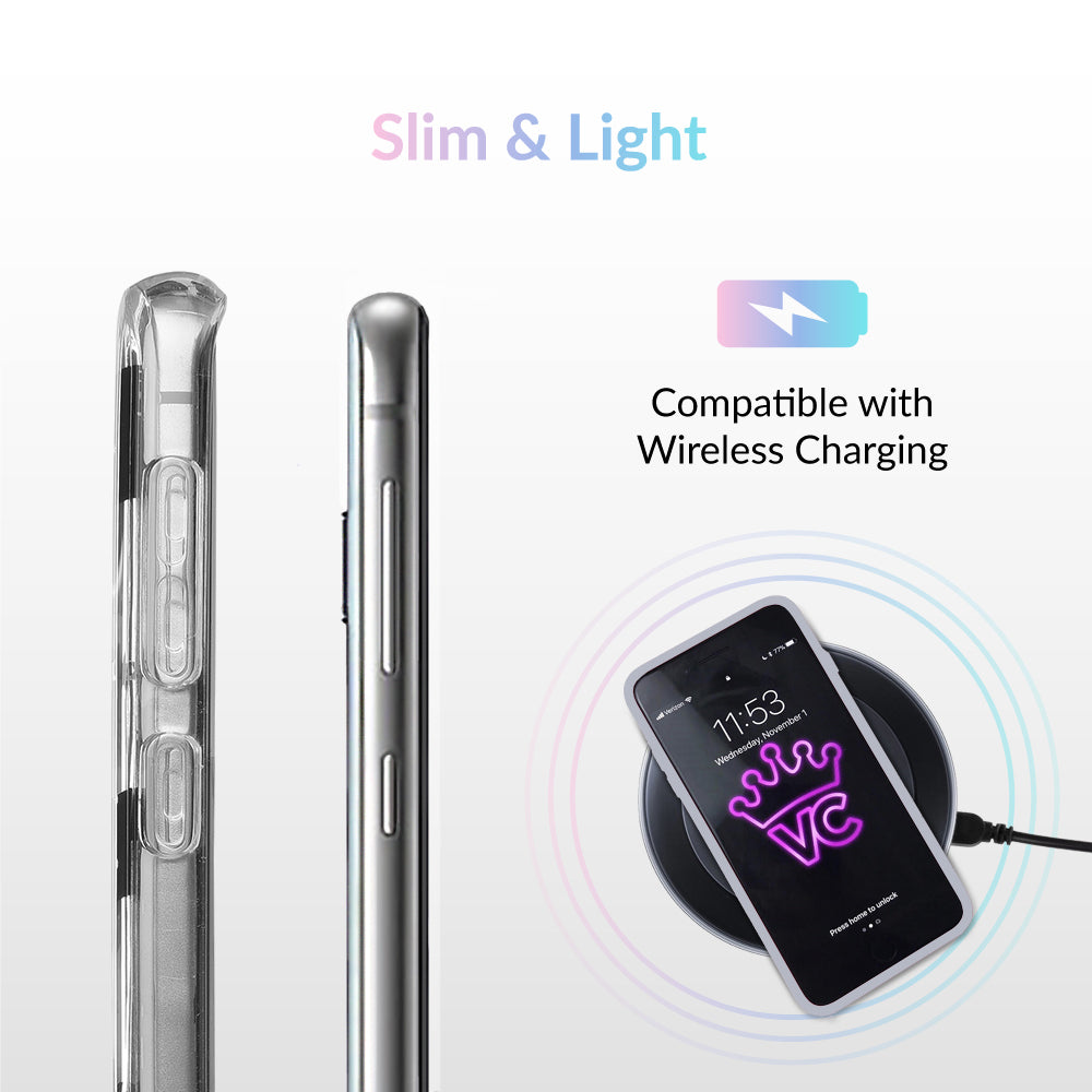 Black Cat Clear Samsung Galaxy Case