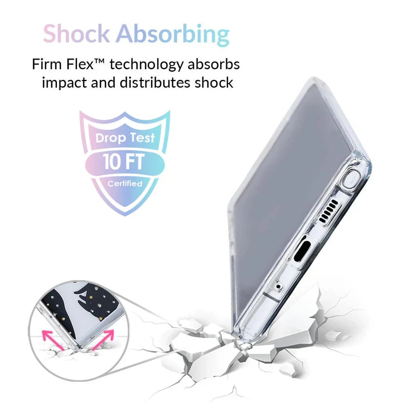 Black Cat Clear Samsung Galaxy Case