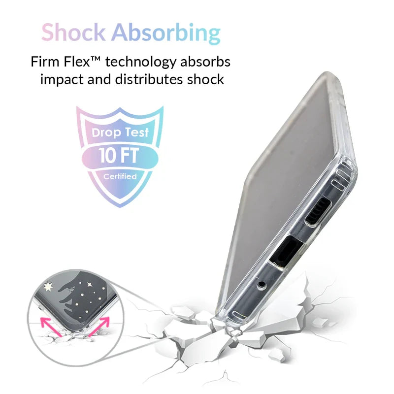 Black Cat Clear Samsung Galaxy Case