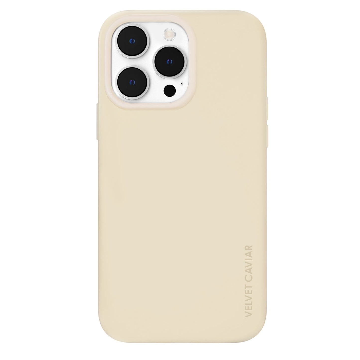Beige Silicone iPhone Case