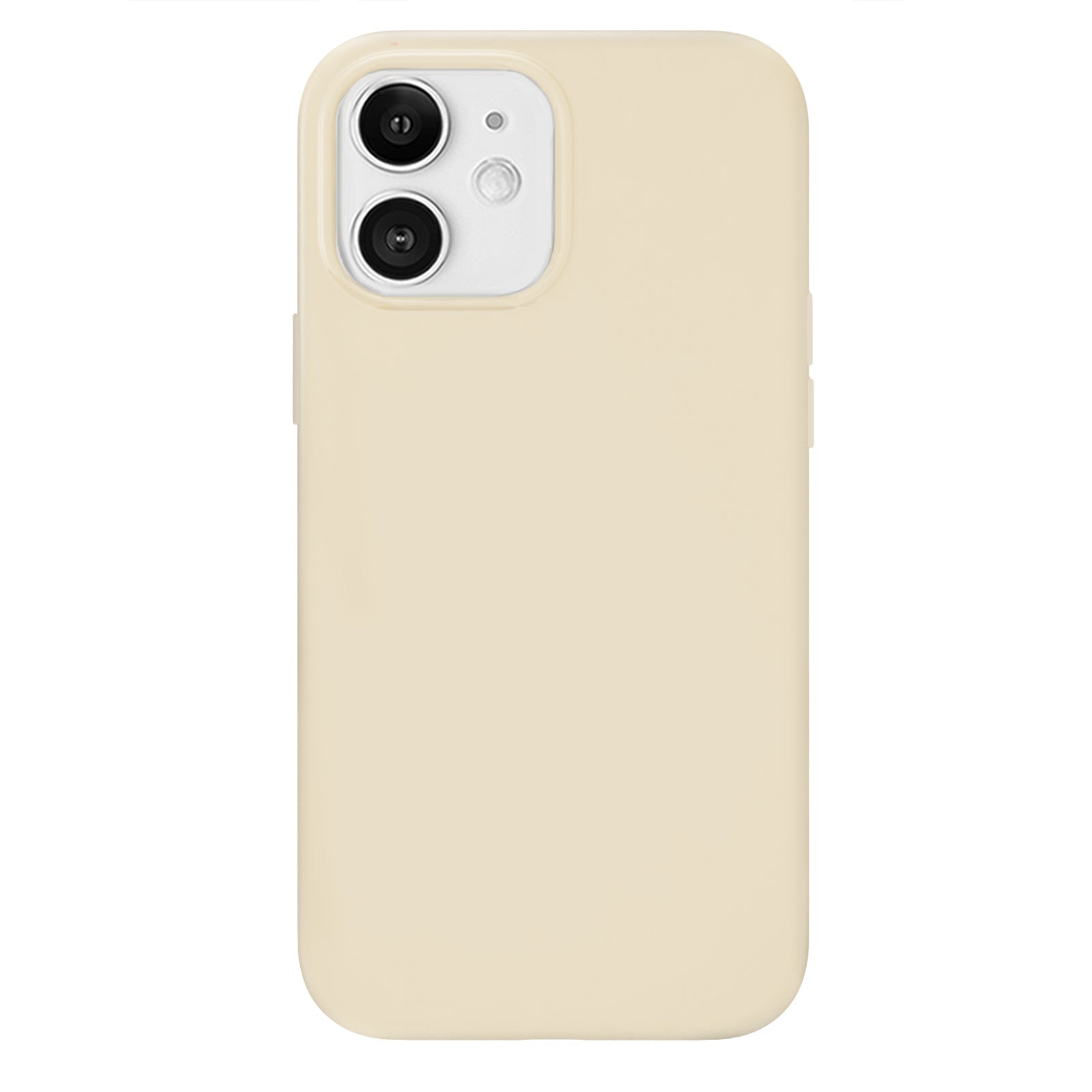 Beige Silicone iPhone Case