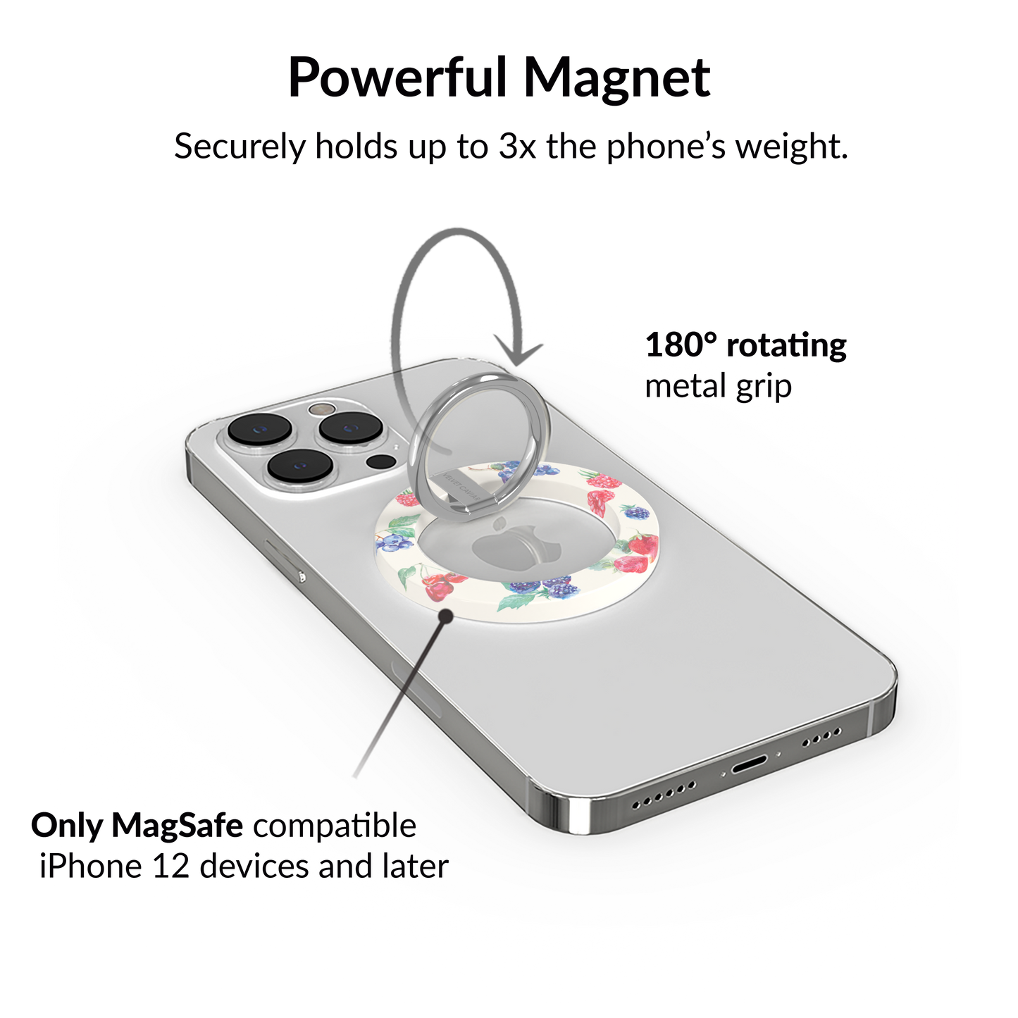 Berry Baby MagSafe Grip Ring