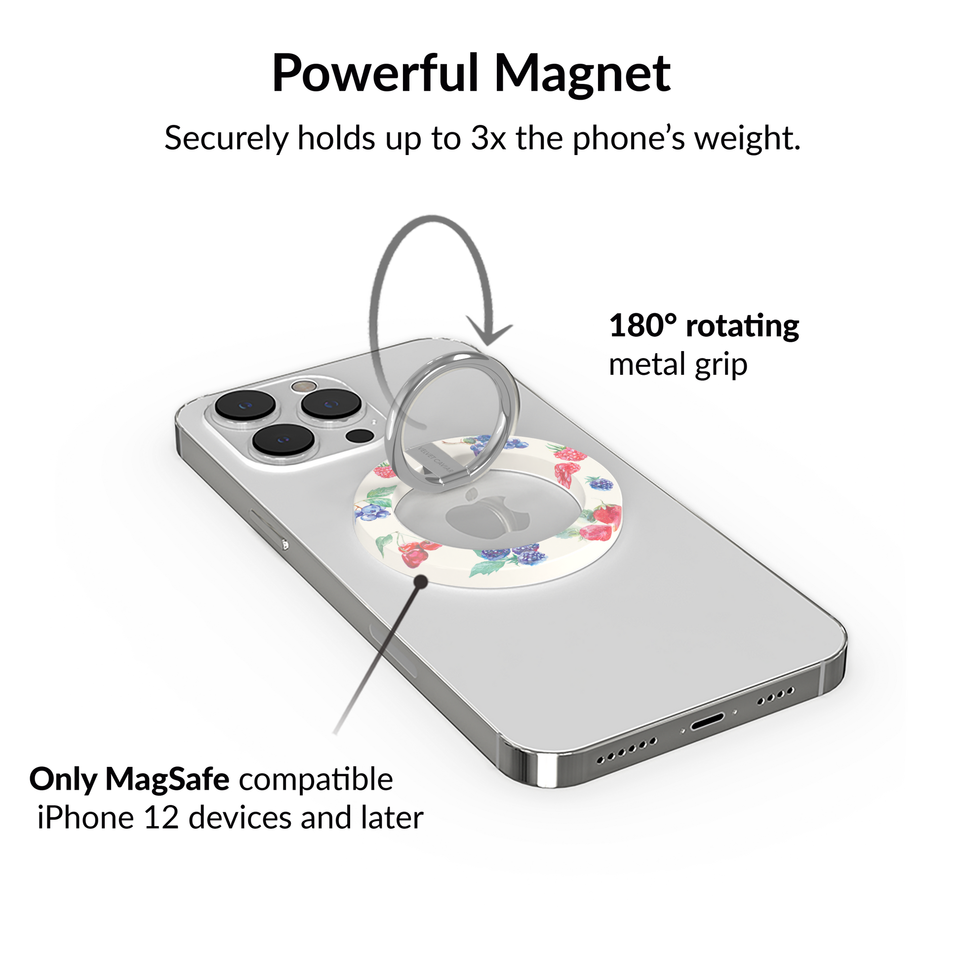 Berry Baby MagSafe Grip Ring