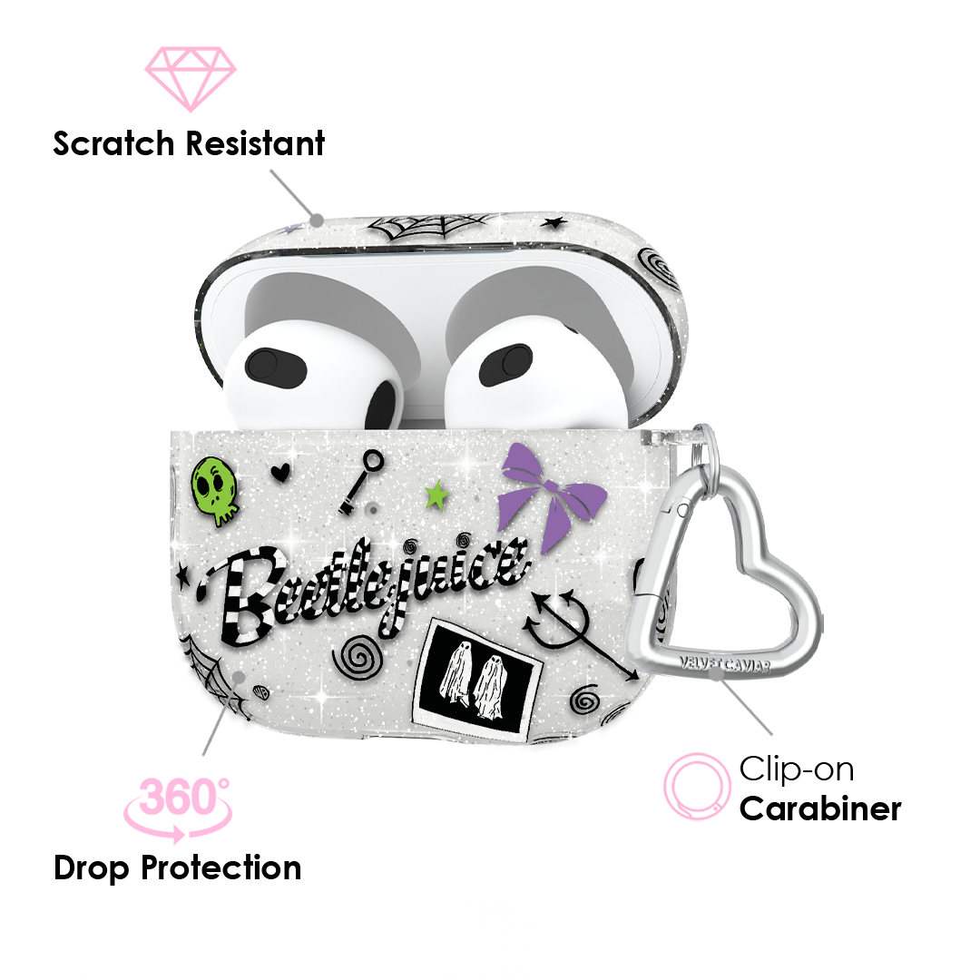 Beetlejuice Ghost with the Most AirPod Case