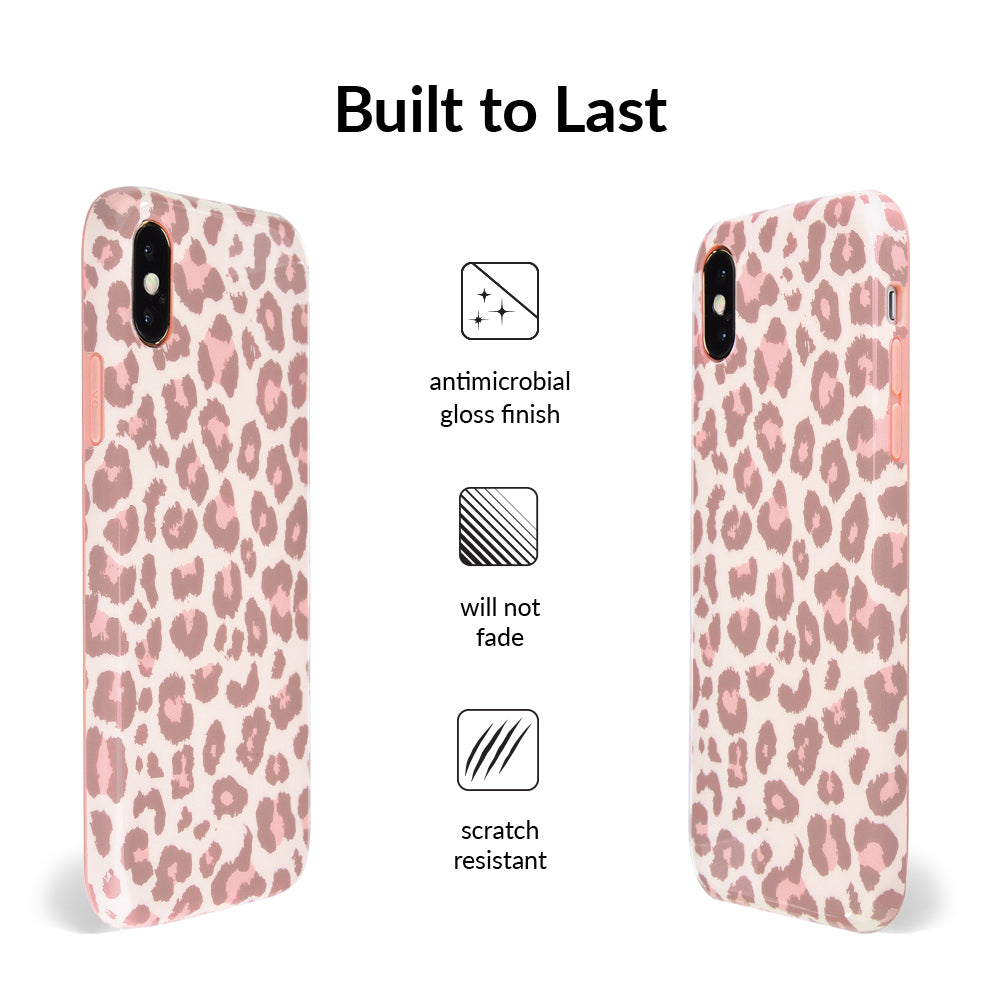 Blush Leopard iPhone Case