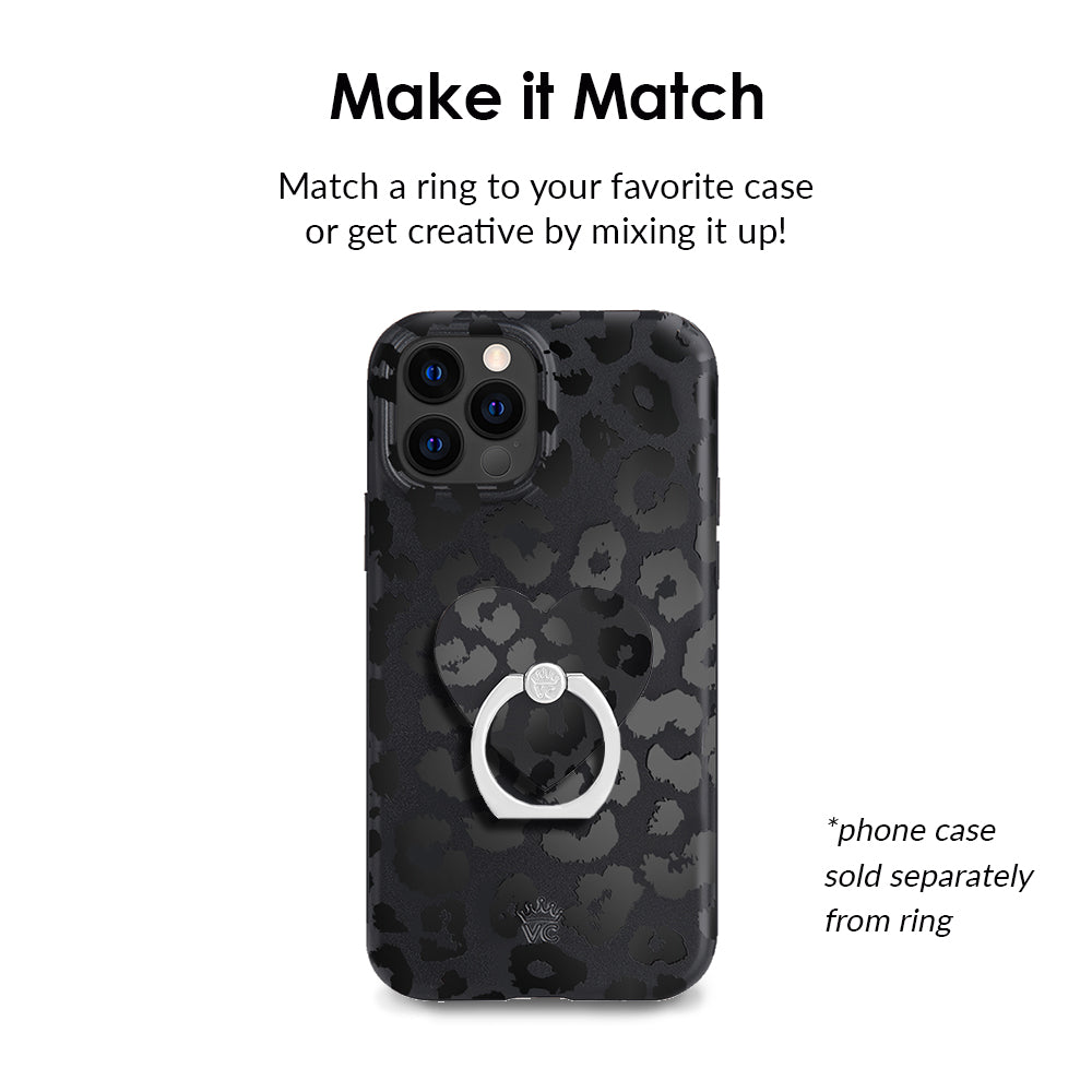 Black Leopard Phone Ring