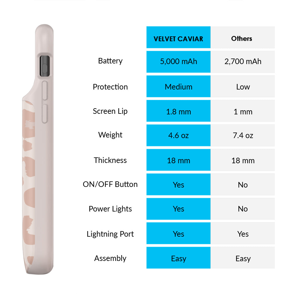 Blush Leopard iPhone Charging Case