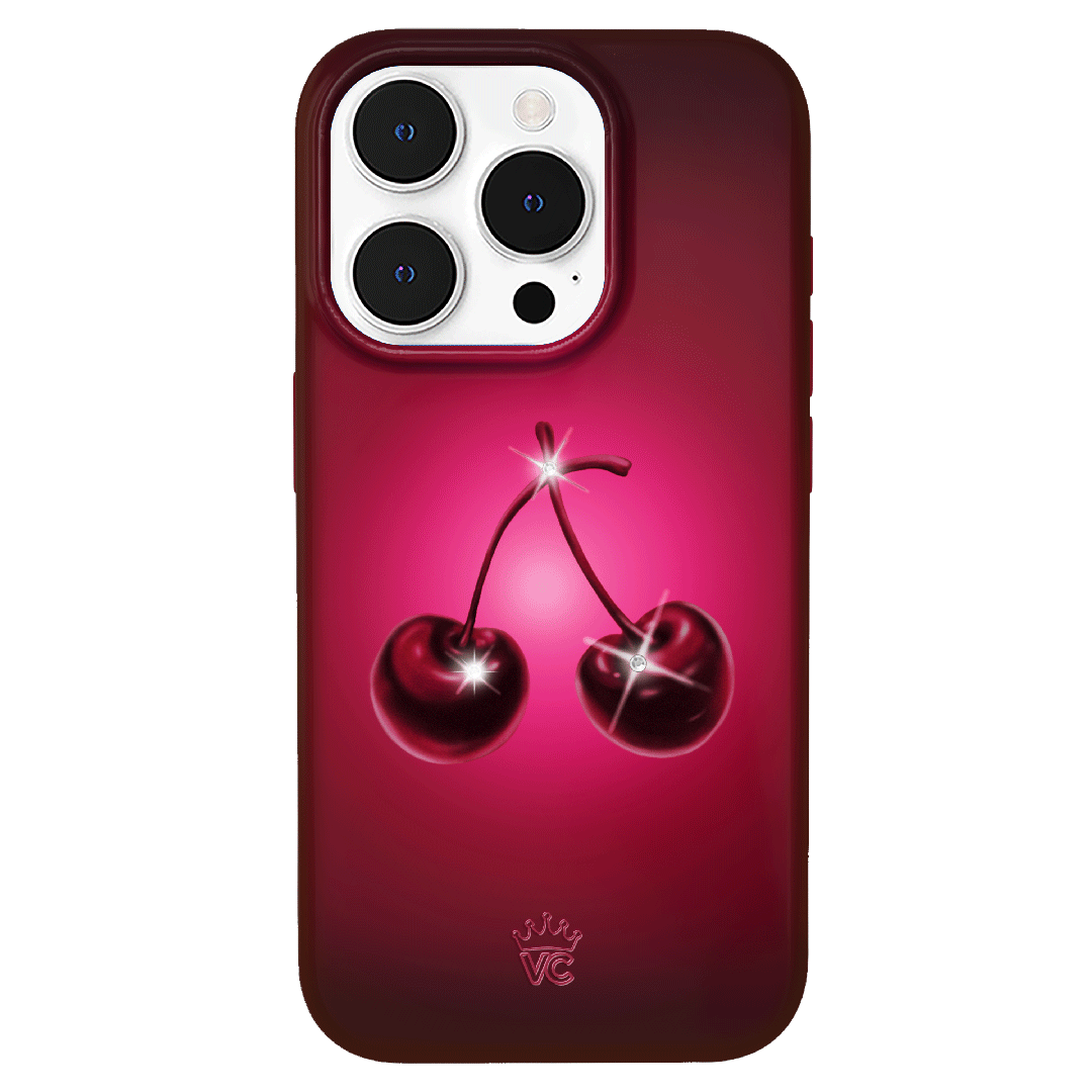 Black Cherry Crystal iPhone Case