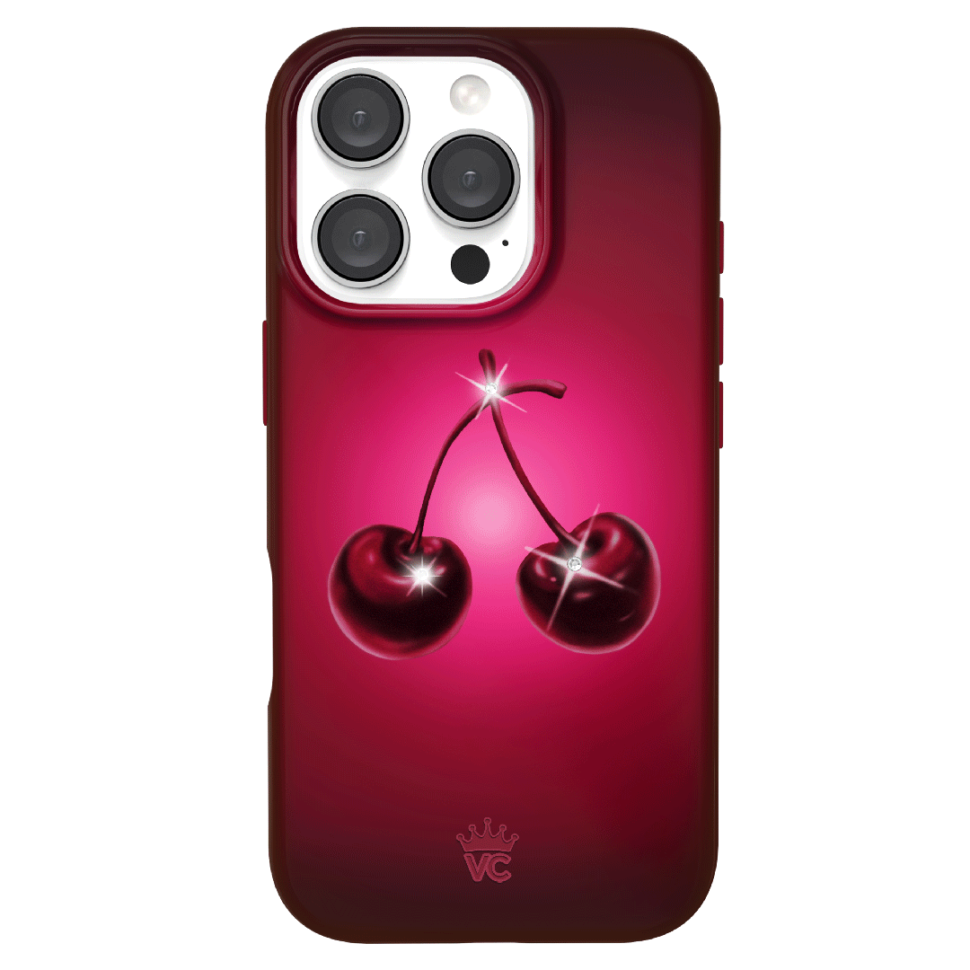 Black Cherry Crystal iPhone Case
