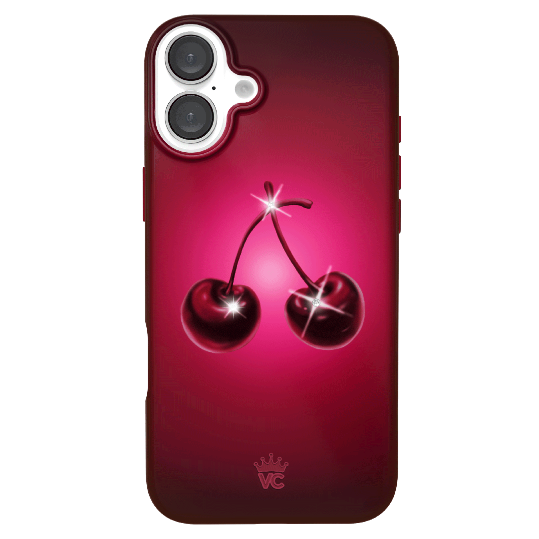 Black Cherry Crystal iPhone Case