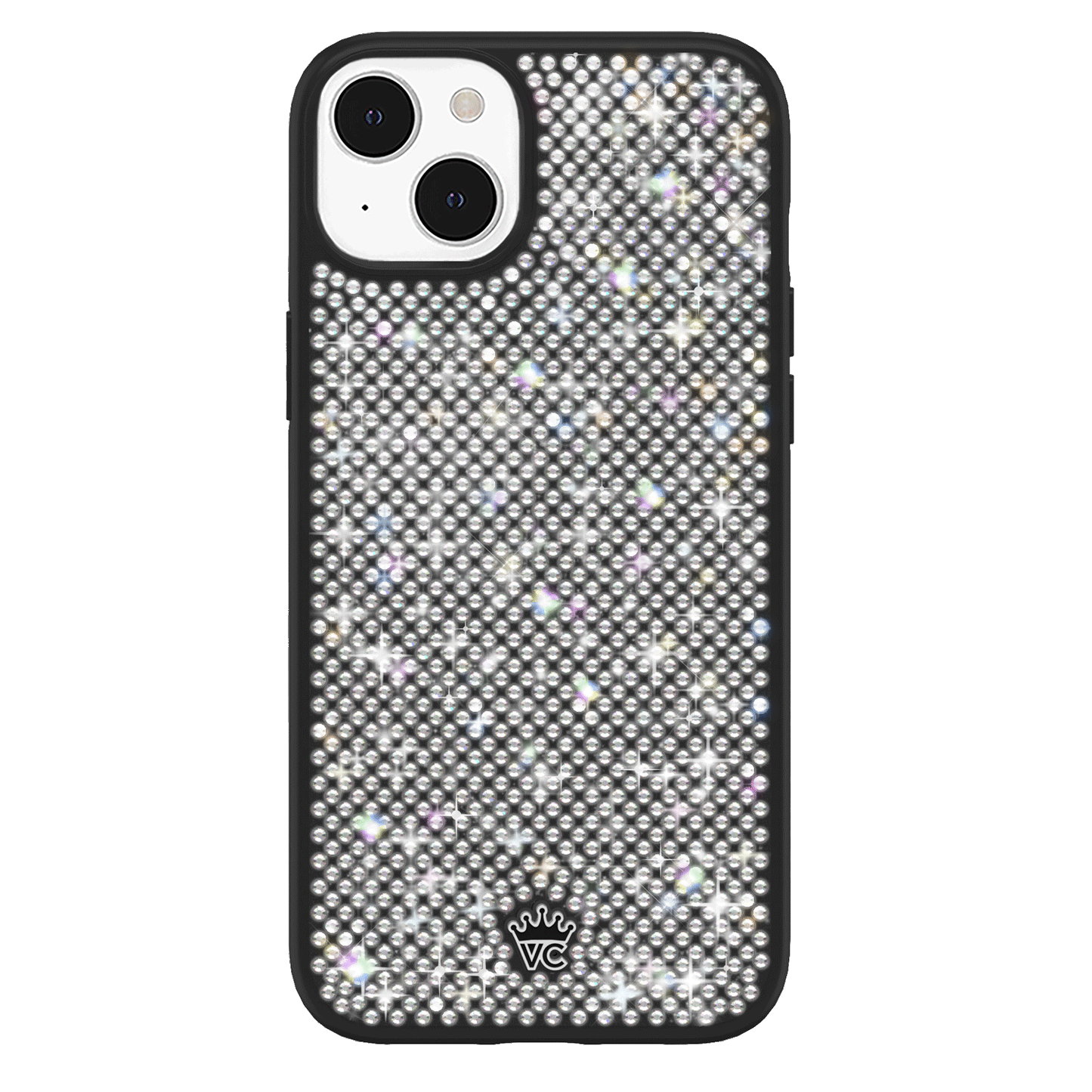 Black Caviar Crystals iPhone Case