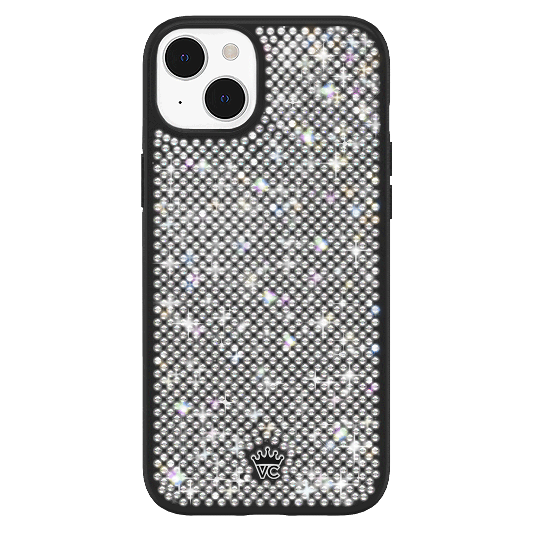 Black Caviar Crystals iPhone Case