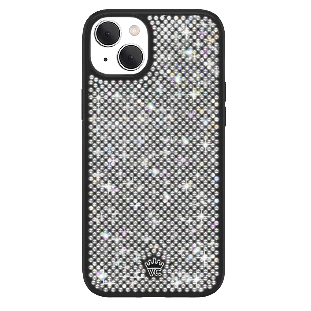 Black Caviar Crystals iPhone Case