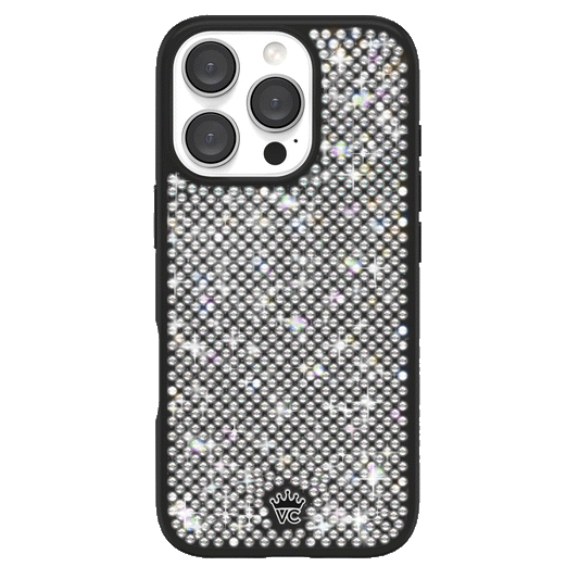 Black Caviar Crystals iPhone Case