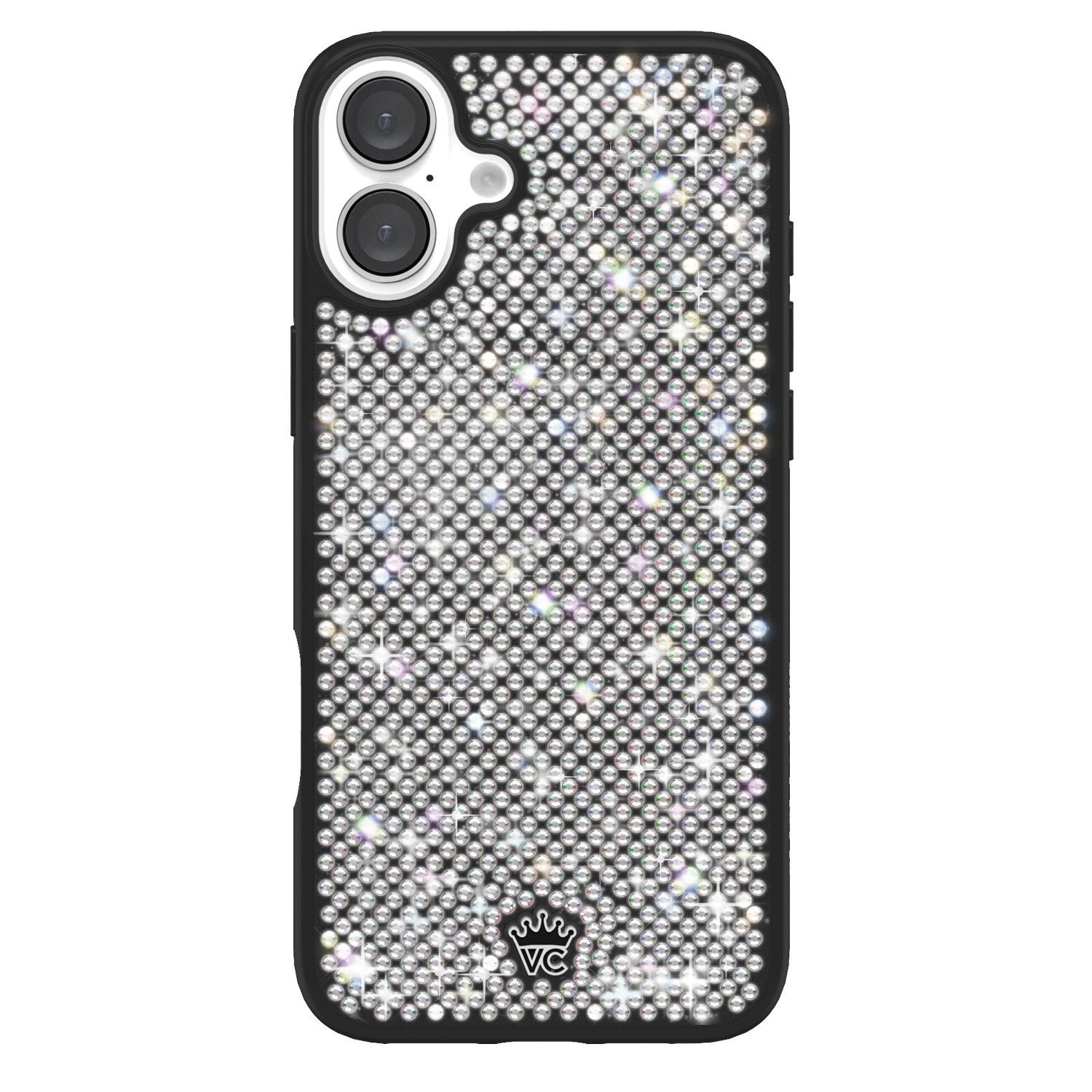 Black Caviar Crystals iPhone Case