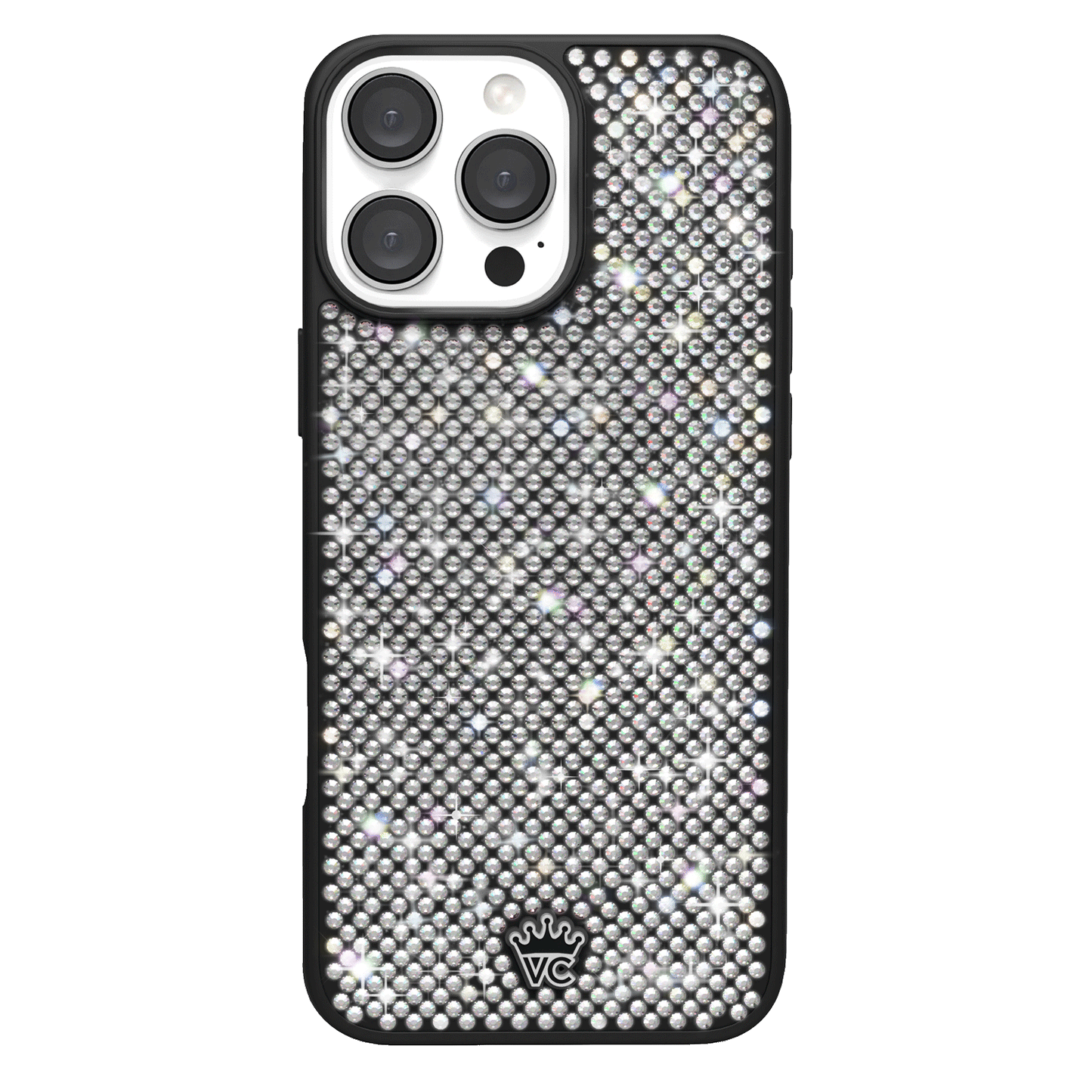 Black Caviar Crystals iPhone Case