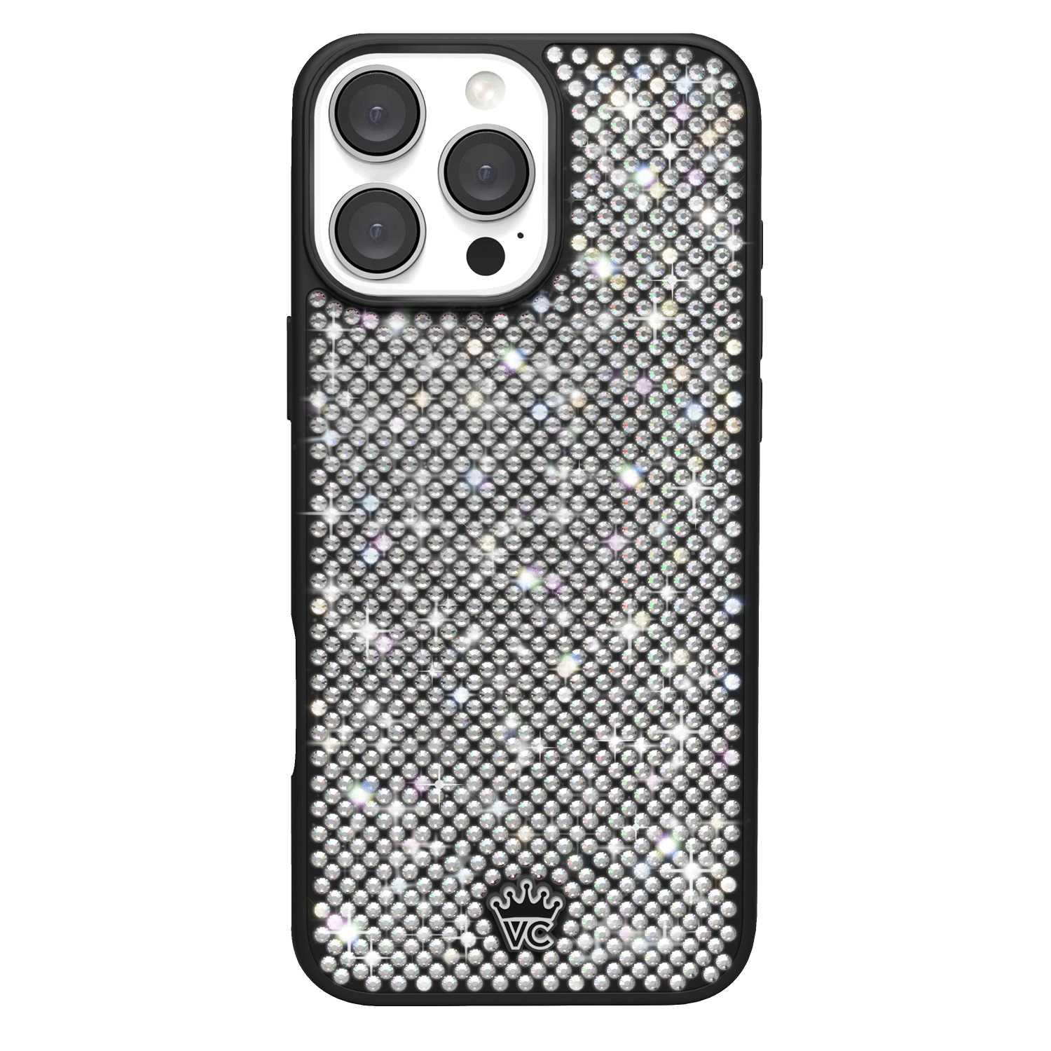 Black Caviar Crystals iPhone Case