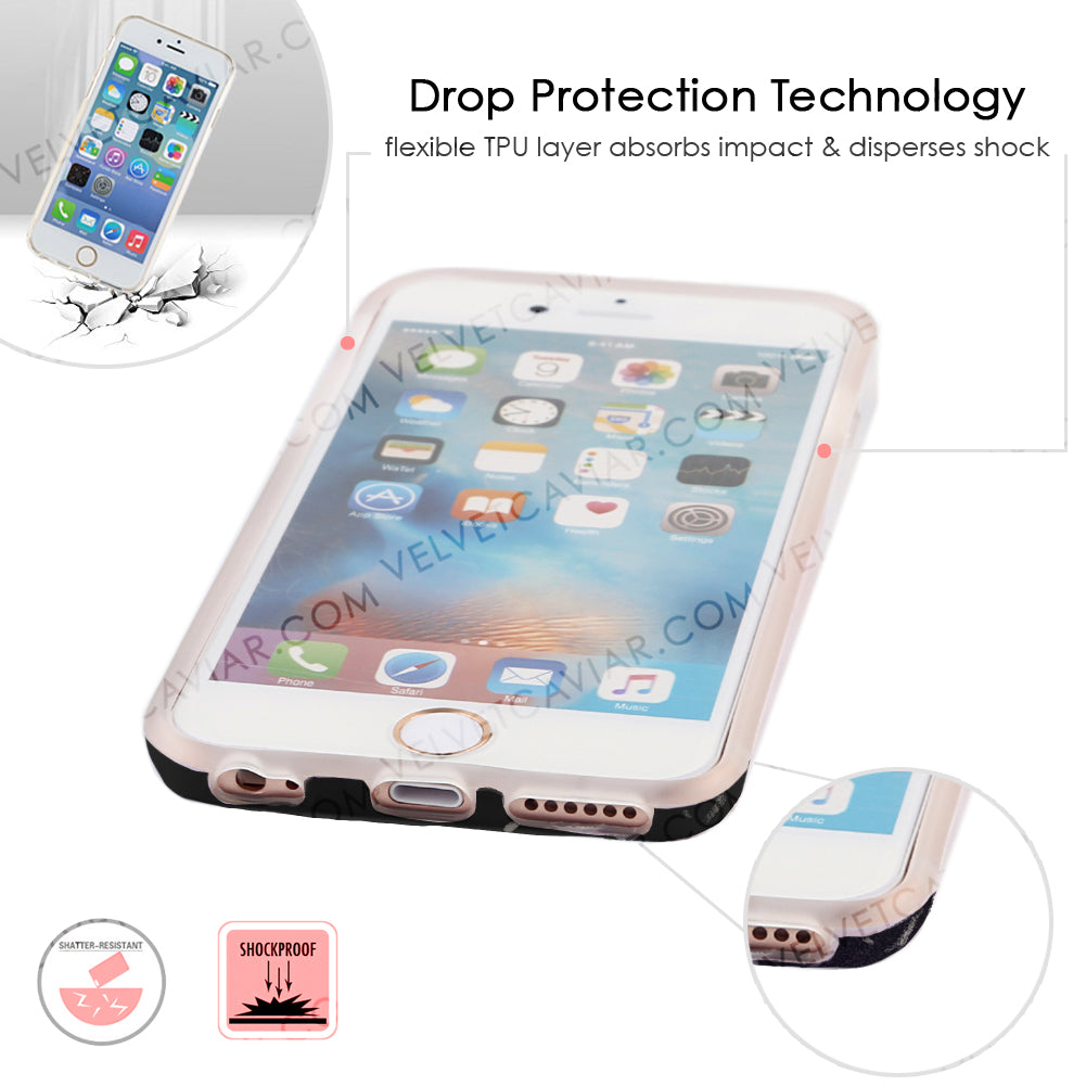 Black & Gold Marble iPhone Case