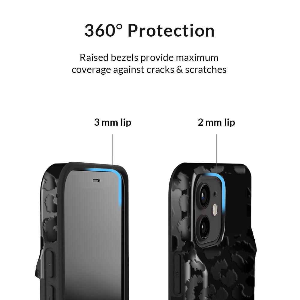 Black Leopard iPhone Wallet Case