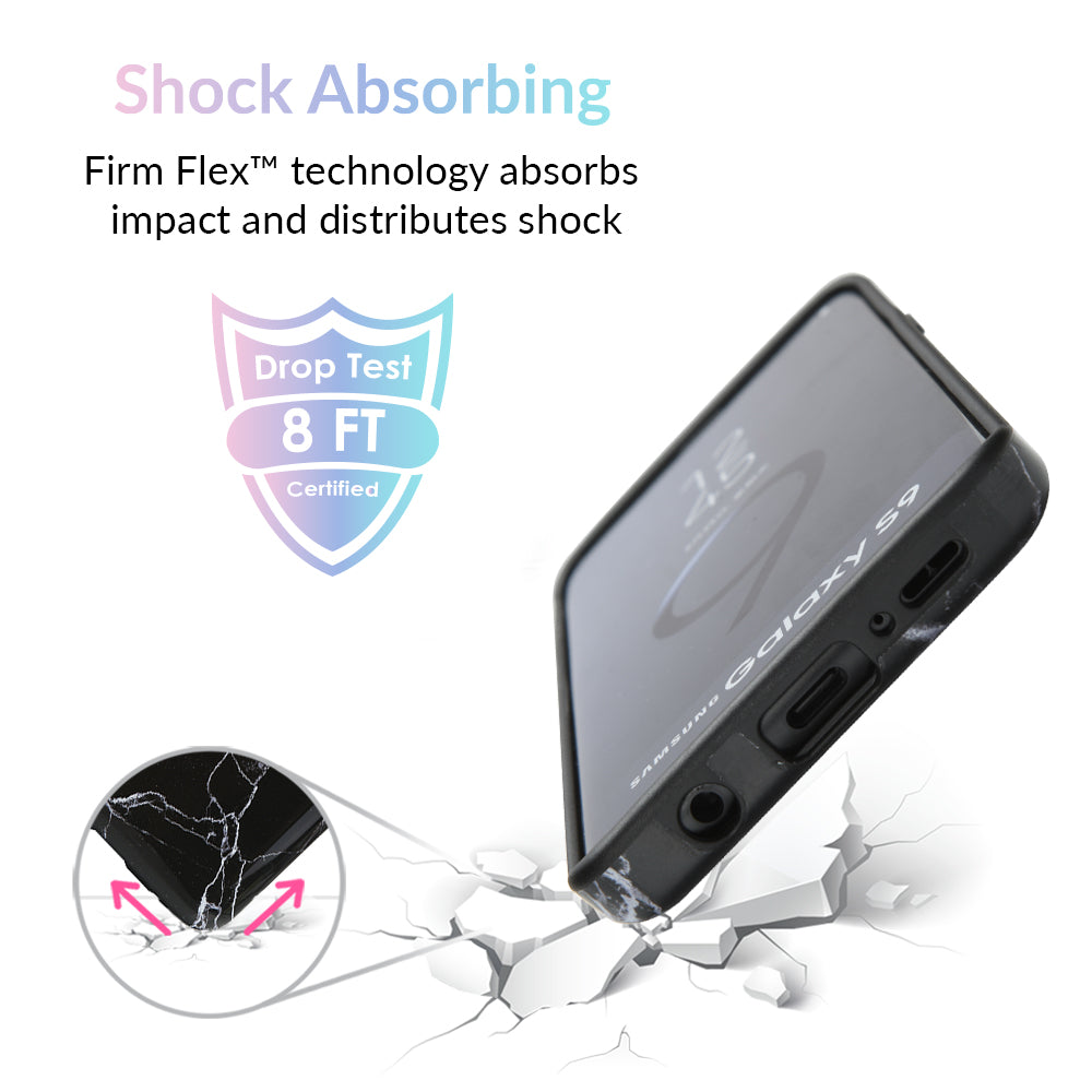 Black Marble Samsung Case