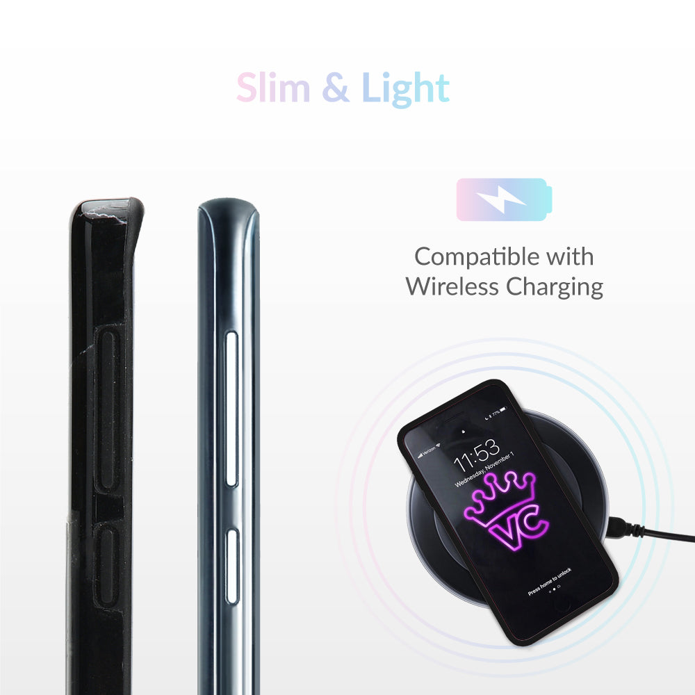 Black Marble Samsung Case