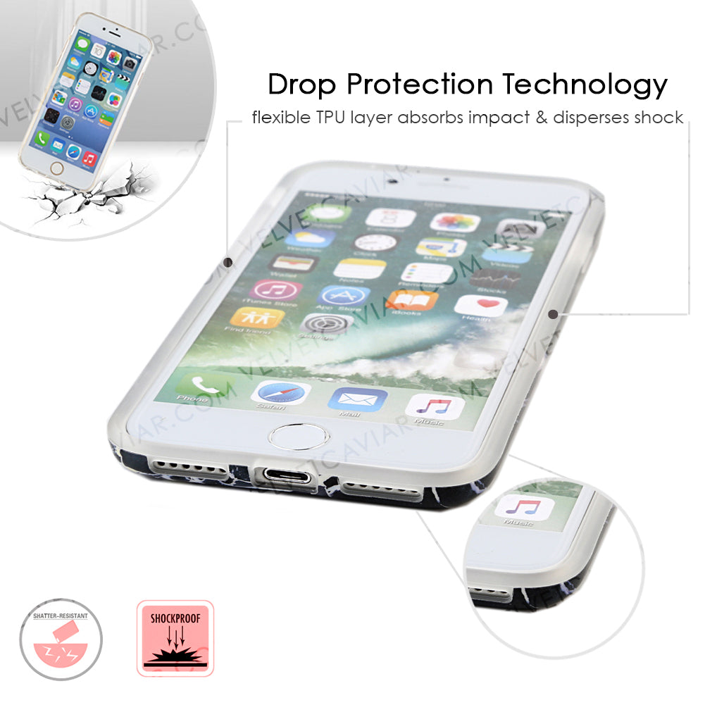 Black Panther Marble iPhone Case