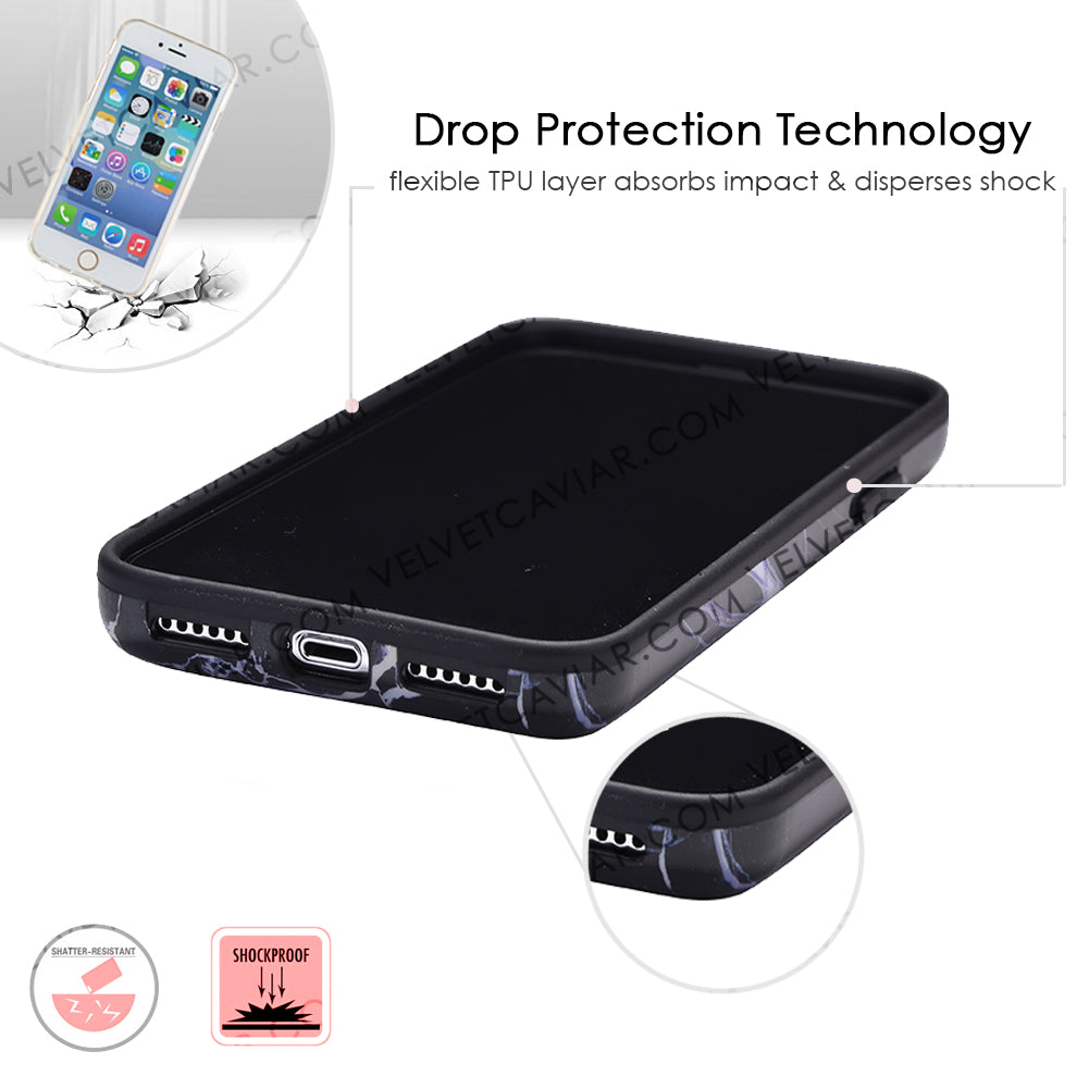 Black Panther Marble iPhone Case