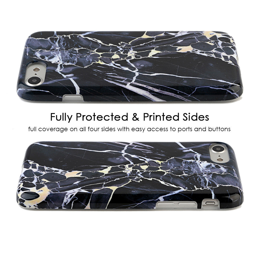 Black Panther Marble iPhone Case