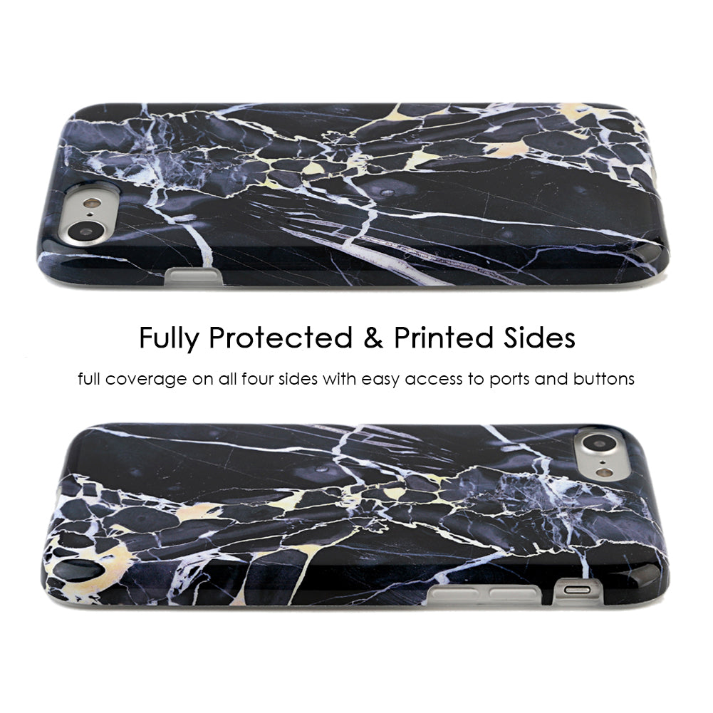 Black Panther Marble iPhone Case