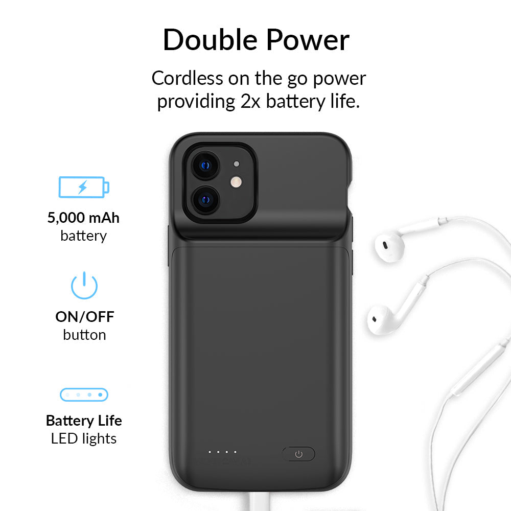 Black iPhone Charging Case