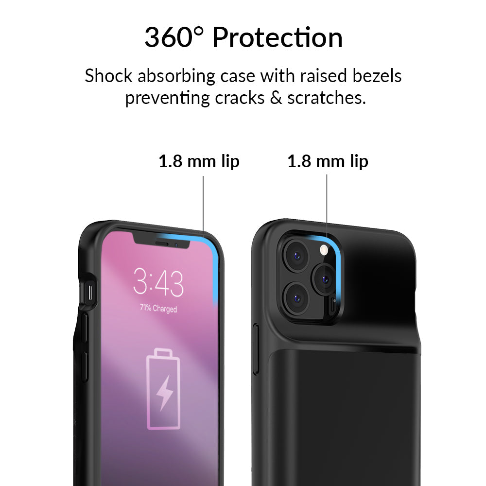 Black iPhone Charging Case