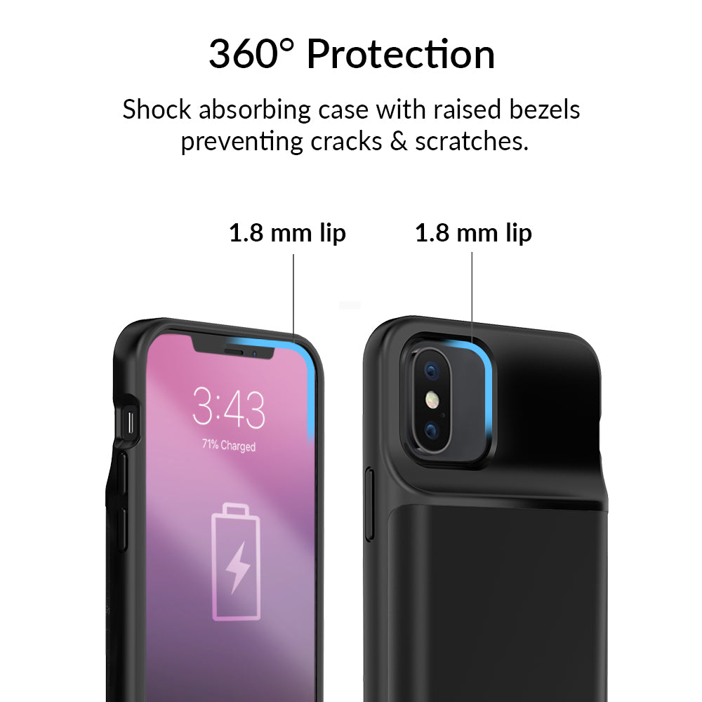 Black iPhone Charging Case