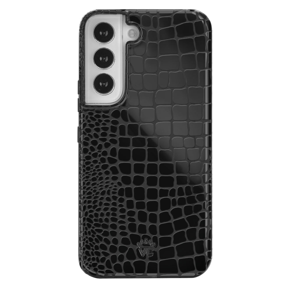 Black Croc Samsung Case