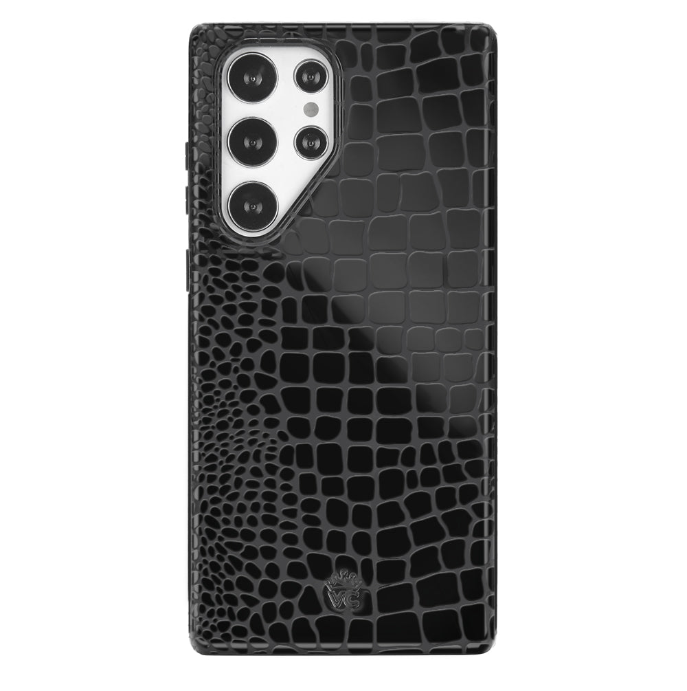 Black Croc Samsung Case