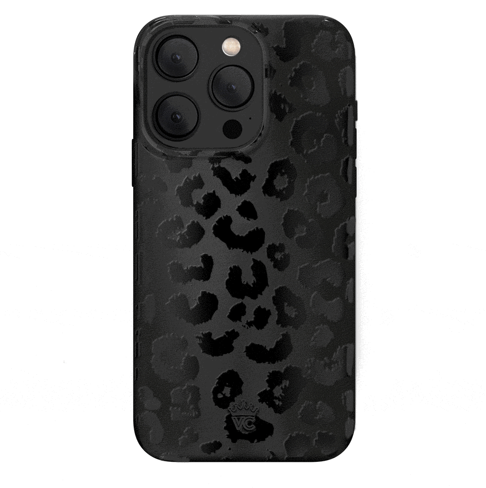 Black Leopard iPhone Case