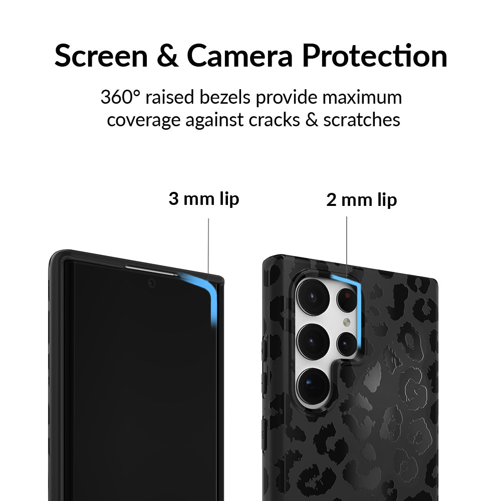 Black Leopard Samsung Case