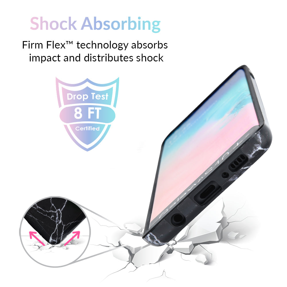 Black Marble Samsung Case