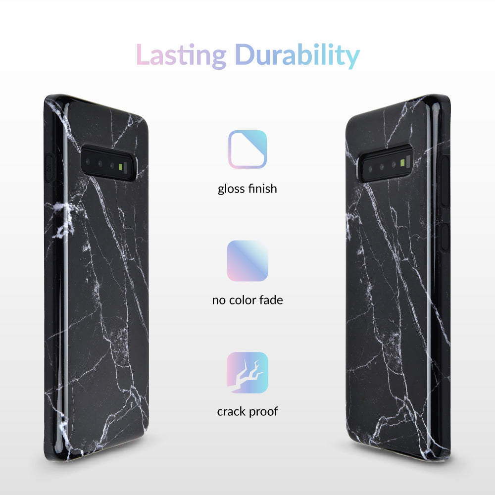 Black Marble Samsung Case