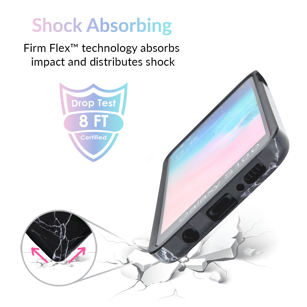 Black Marble Samsung Case