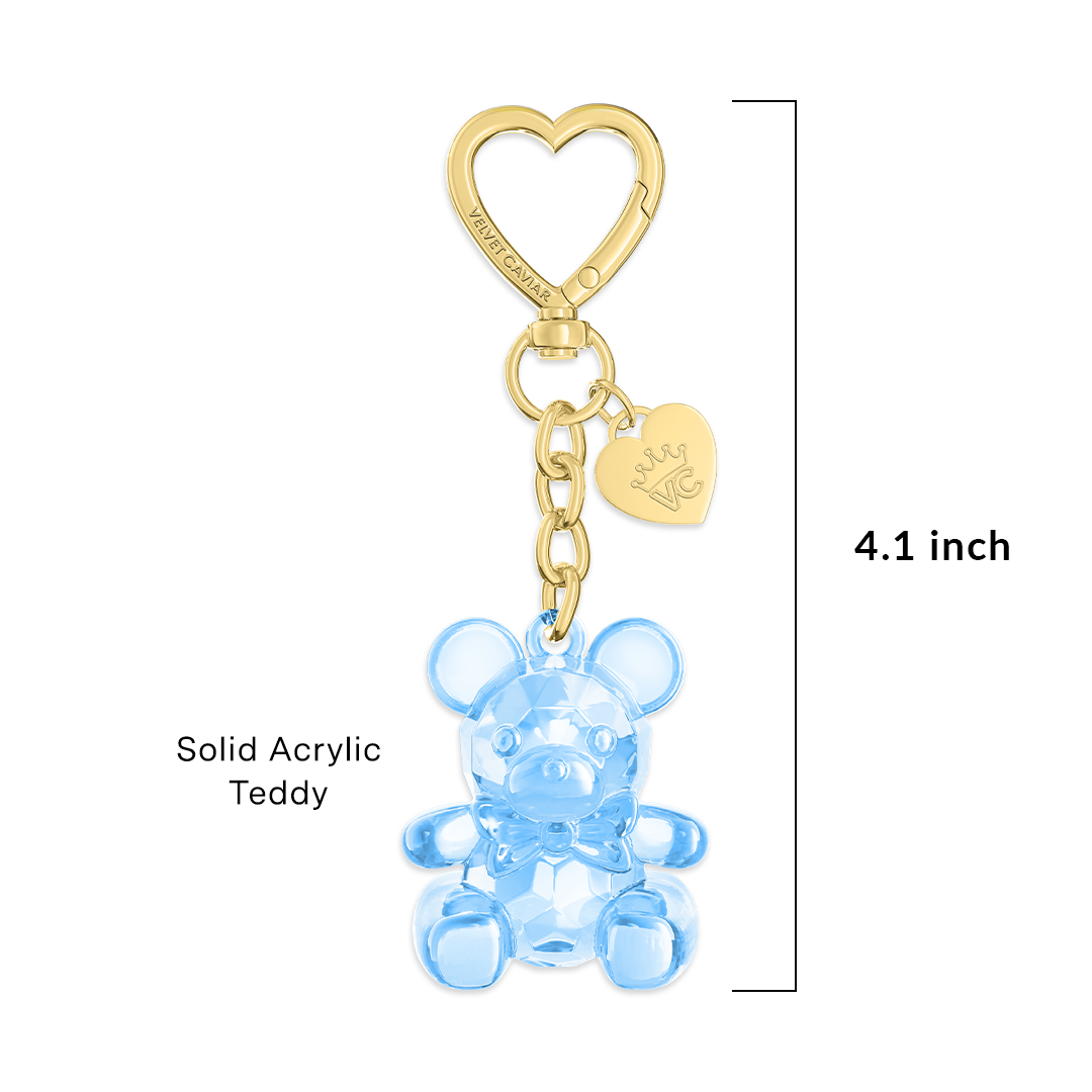 Blue Teddy Bag Charm