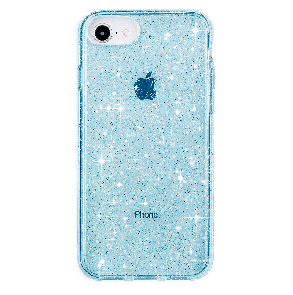 Blue Stardust Glitter iPhone Case