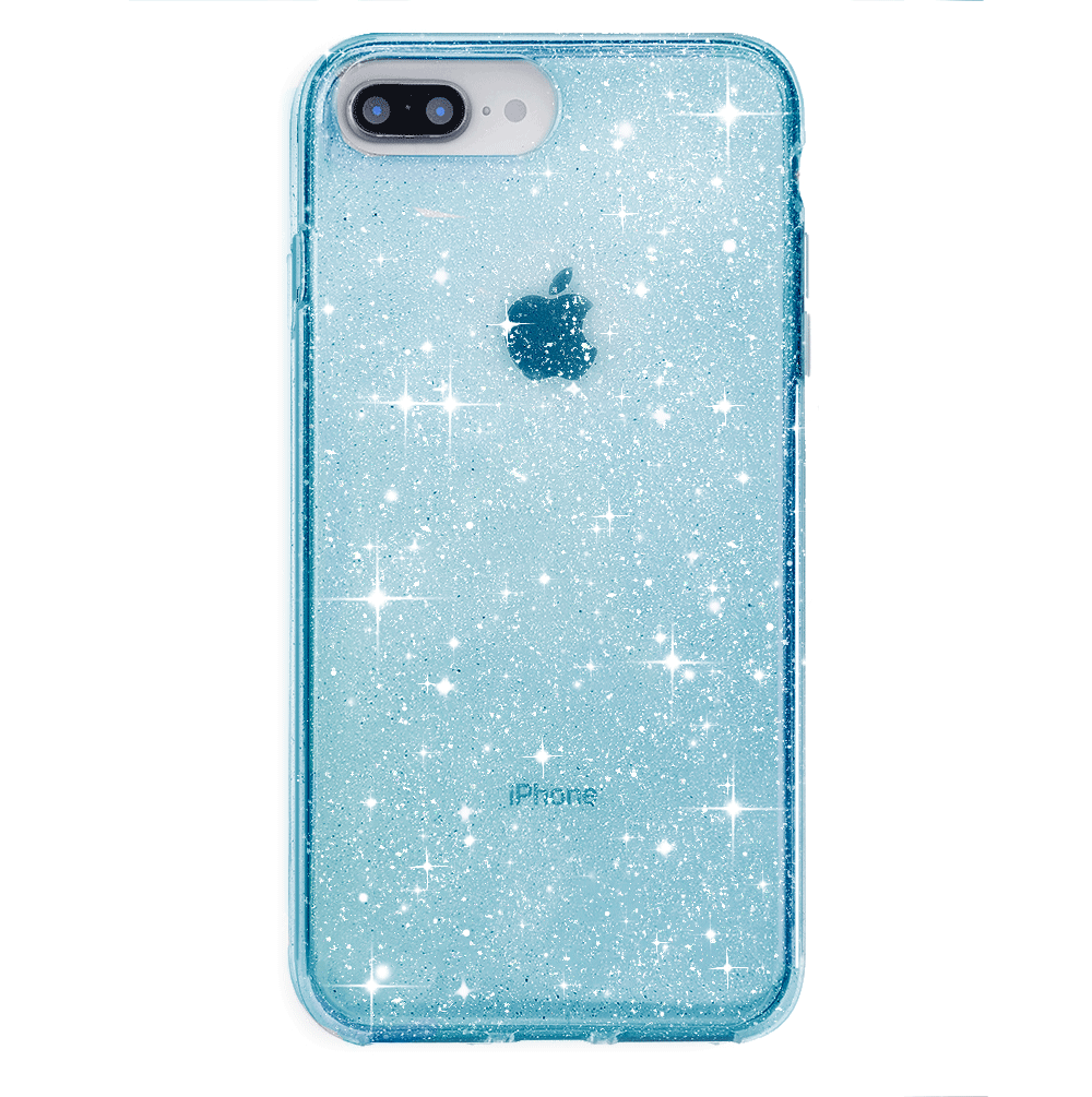Blue Stardust Glitter iPhone Case