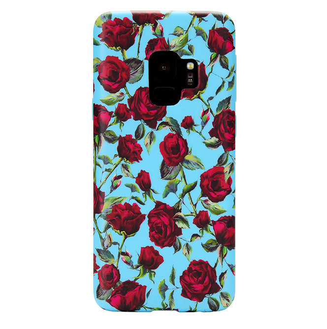 Blue Roses Floral Samsung Galaxy Case