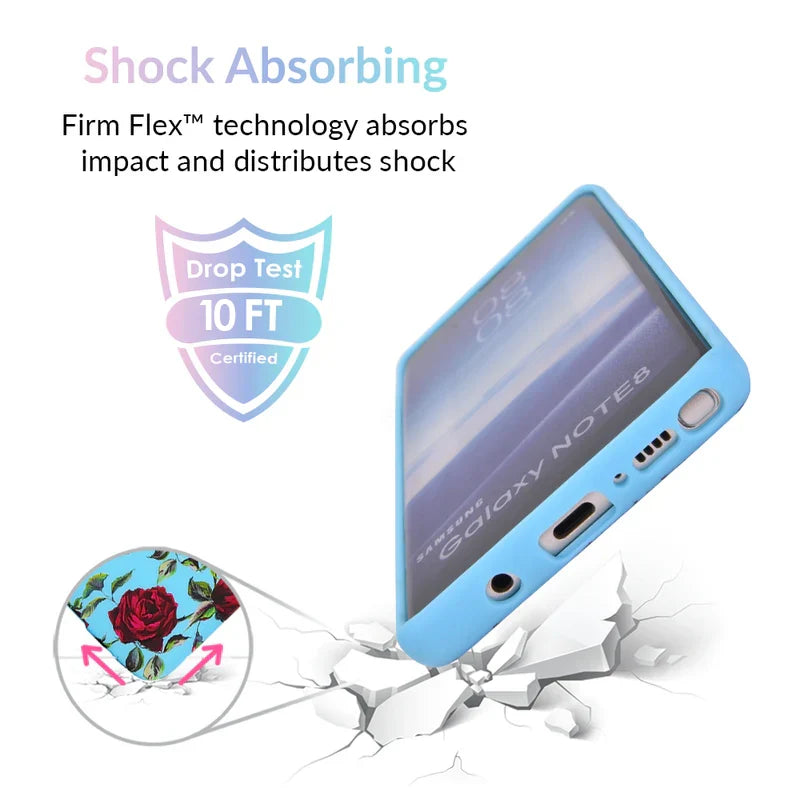 Blue Roses Floral Samsung Galaxy Case