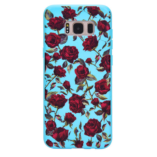 Blue Roses Floral Samsung Galaxy Case