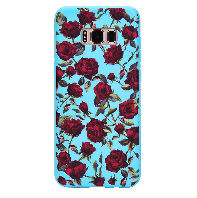 Blue Roses Floral Samsung Galaxy Case