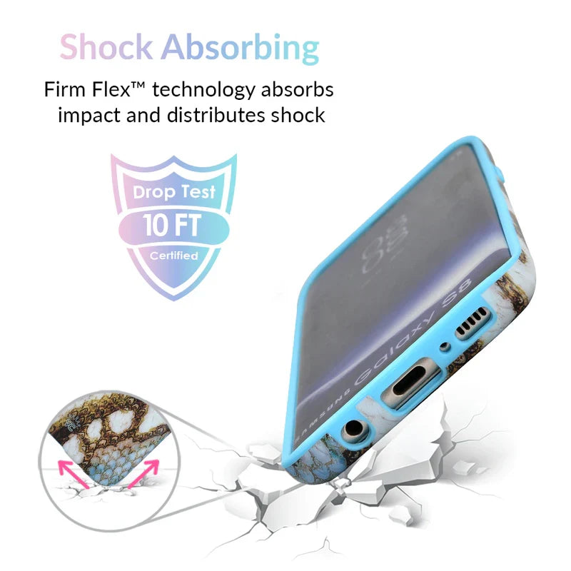 Blue Snakeskin Samsung Galaxy Case