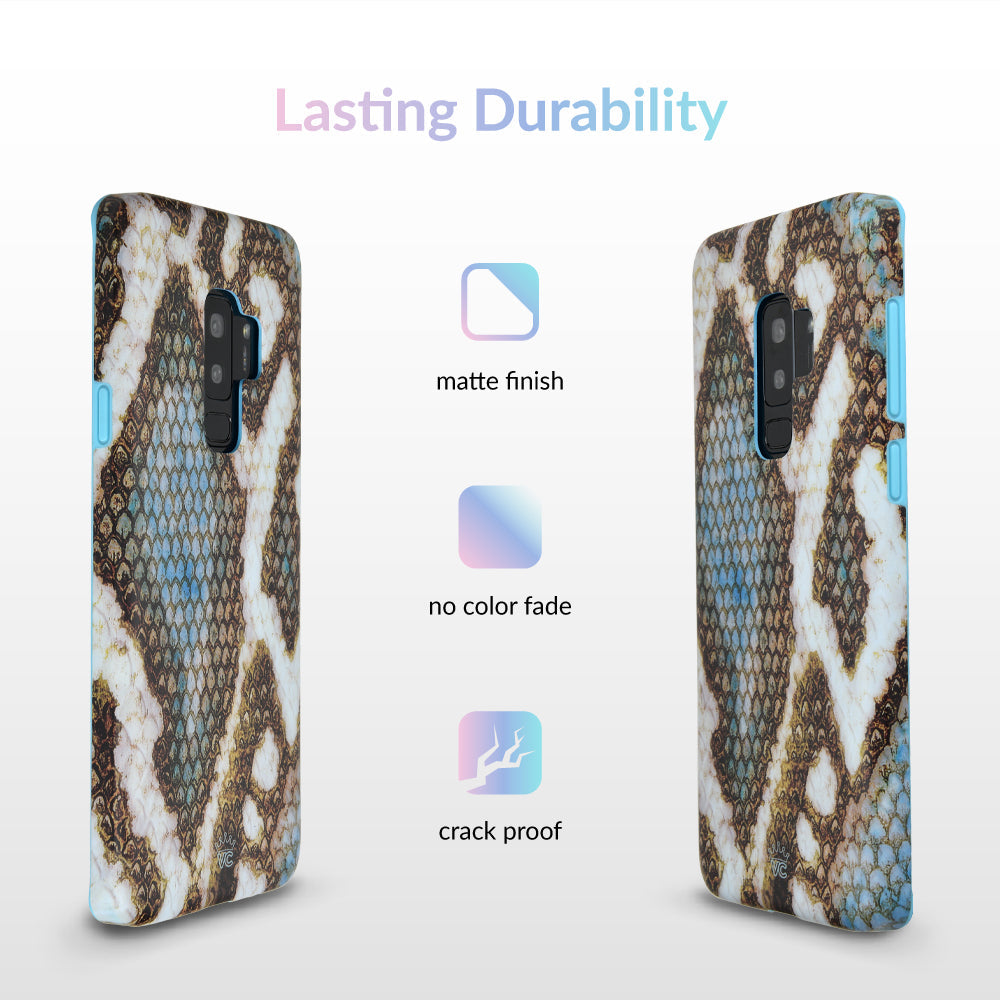 Blue Snakeskin Samsung Galaxy Case