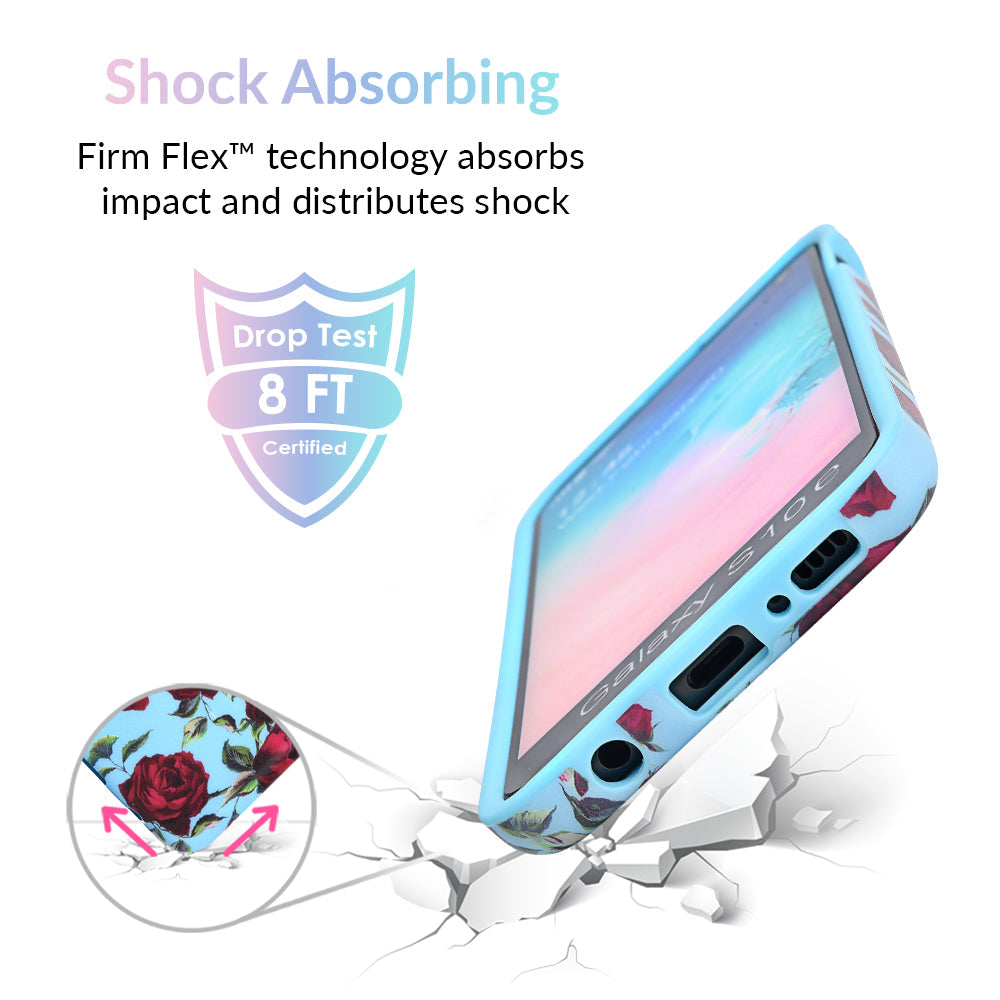 Blue Roses Floral Samsung Galaxy Case